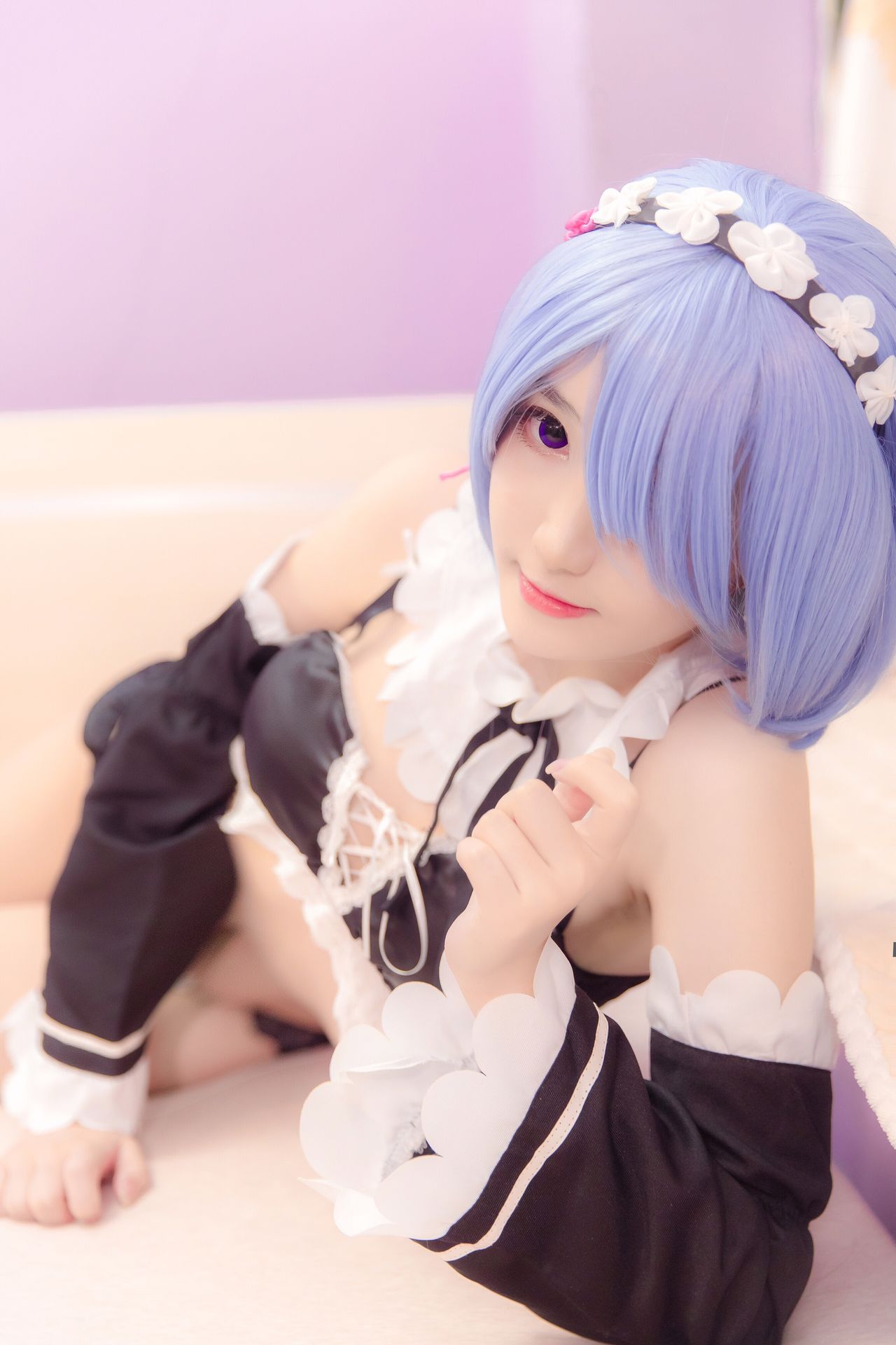 图库-[ 南桃Momoko ] - 蕾姆内衣 Rem underwear - (16P)